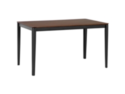 Mesa de comedor BELIANI Cedar de MDF Madera oscura 80x135x75