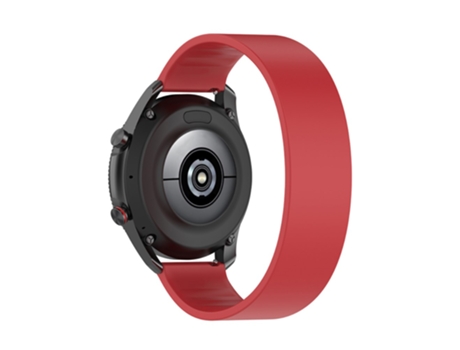 Correa de Silicona 22mm longitud de la banda 150mm para Samsung Garmin Huawei Honor - tinto