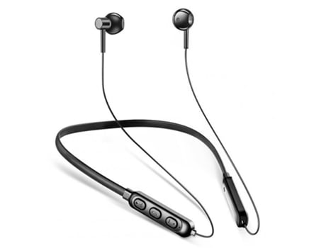Auriculares Bluetooth Wireless 5.0 Neck Hanger Running Sports Reducción de ruido binaural A10 Negro
