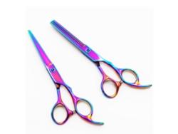 Tijeras de corte de pelo de peluquero de 6,0 pulgadas y tijeras de entresacar - para peluqueros profesionales JEDBESETZT