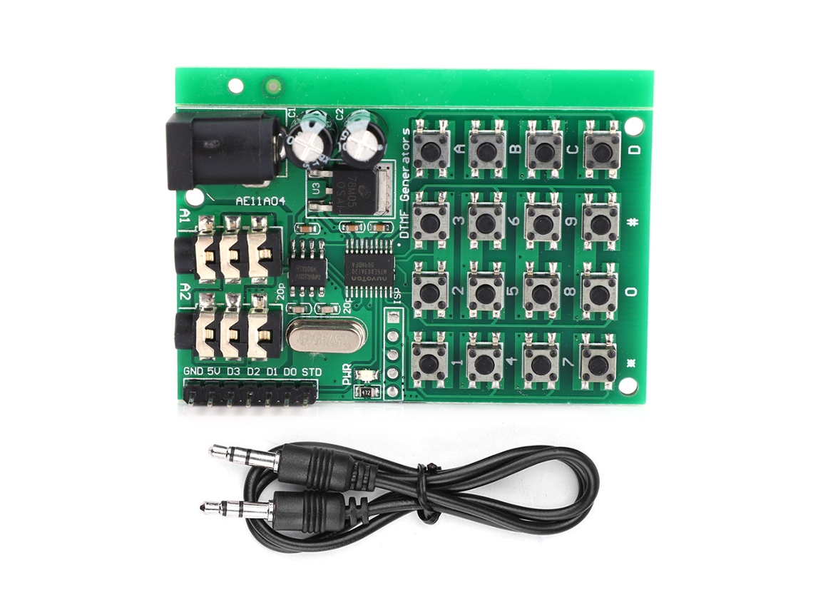 2026velora-módulo Generador De Audio Dtmf Ae11a04 Transmisor Dual Codificador Placa 5~24vdc