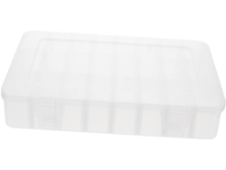 Caja organizadora de plástico Slowmoose para costura, con separadores extraíbles.