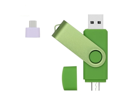 Pen USB SLOWMOOSE Alta Velocidad Otg (Verde - 2.0 - 128 GB)