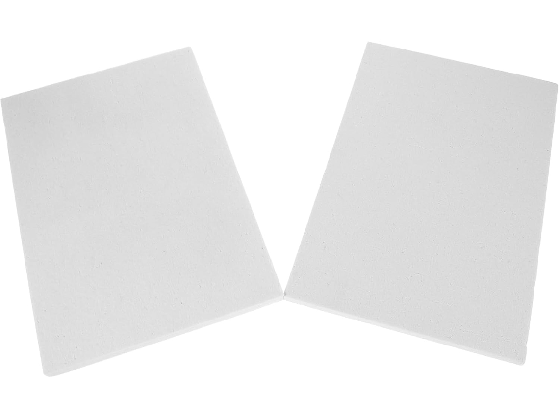 Tablero Aislante Al Fuego De Fibra Cerámica 10 Mm (200x300 Mm) 2 Láminas, Aislamiento Térmico Para Hornos De