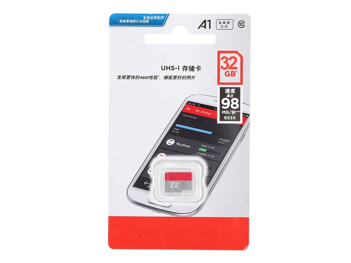 Tarjeta De Memoria Sandisk Tf Microsd C10 A1 De Alta Velocidad 98mb/s