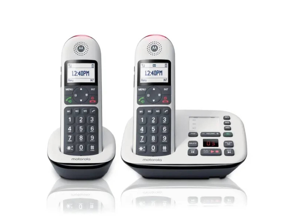 Teléfono fijo inalámbrico Motorola CD5012 blanco