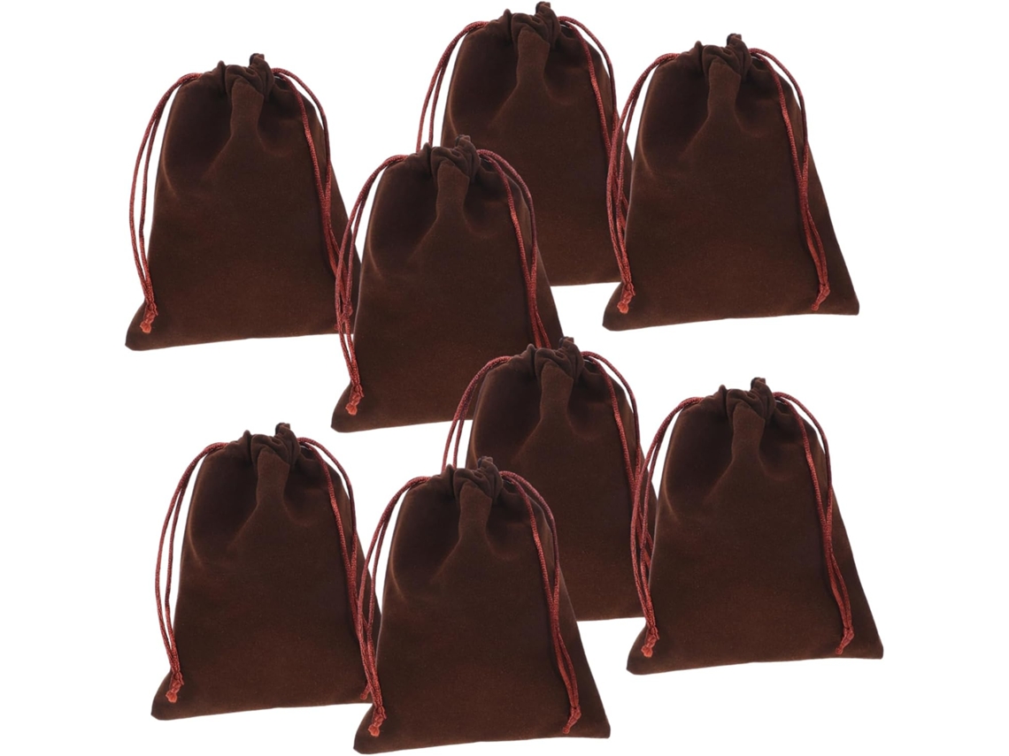 Nuobesty Paquete De 20 Bolsitas Con Cordón Para Joyas, Ideales Para Guardar Dulces Y Regalos.