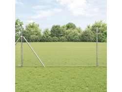 Cerca de alambre soldado de 1,2 x 10 m, acero galvanizado, Wsd302801, Lovely Home
