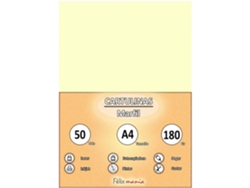 Cardboard 180Gr A4 Hojas De Ivory 50