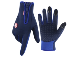 Guantes De Ciclismo De Invierno Con Pantalla Táctil Para Hombre Y Mujer, Guantes Cálidos A Prueba De Viento, Azul Oscuro/m Digitallab