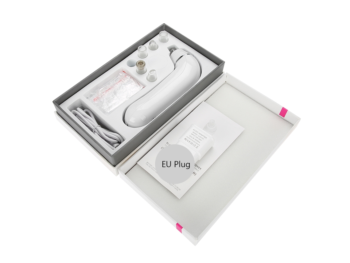 Tratamiento facial para la extracción de pústulas y poros mediante aspiración al vacío y luz LED