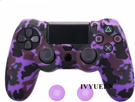 Funda Mando YLW P4C01 (PS4 - Multicolor)