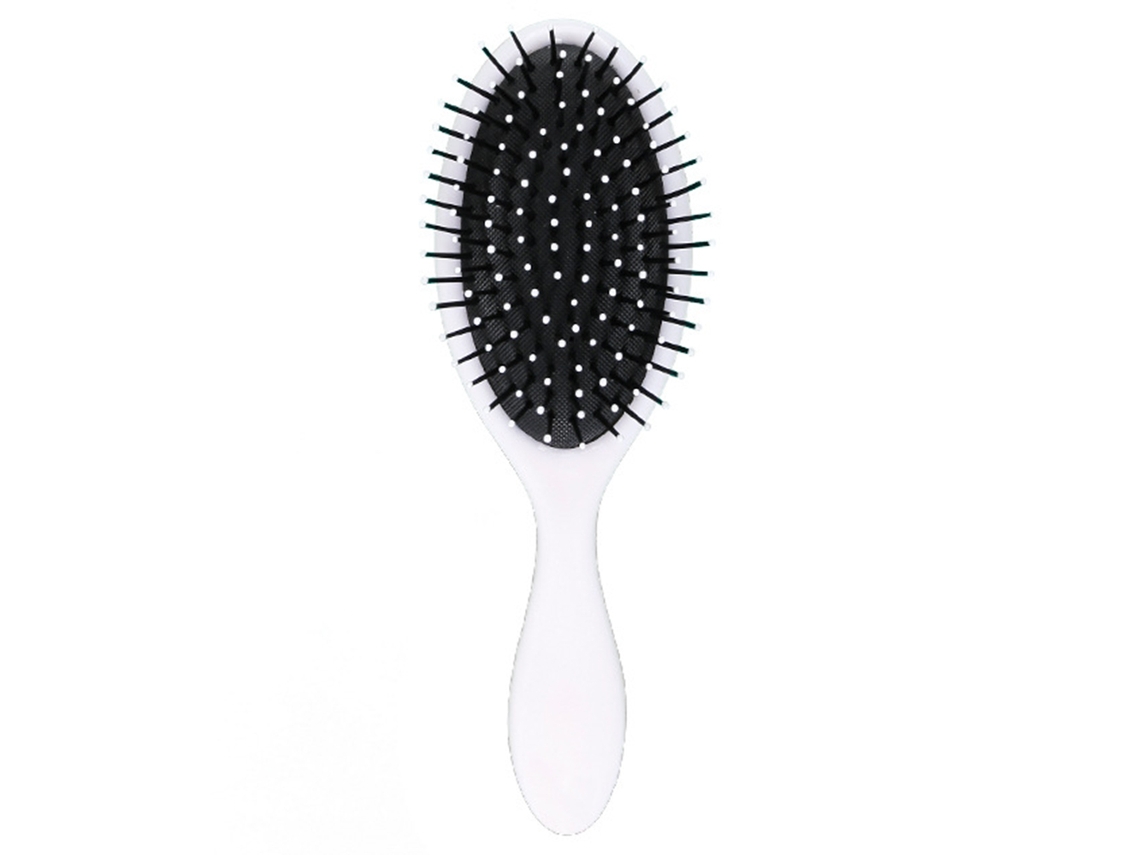 Cepillo con cerdas suaves, fácil de deslizar en cabellos enredados, para todo tipo de cabello.