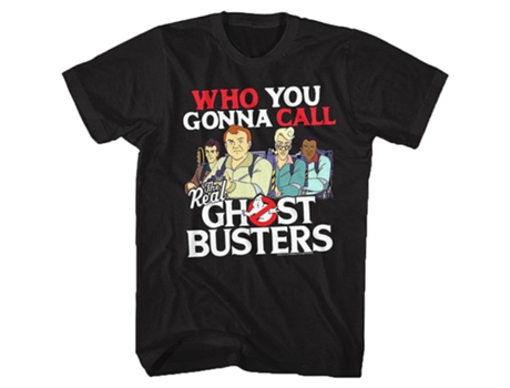 Camiseta ROCKINSTONE Who You Gonna Call Real Ghostbusters (XL)