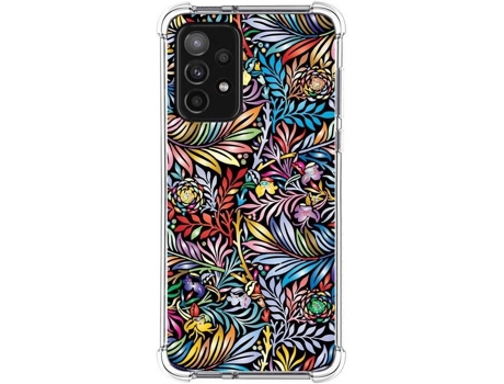 Carcasa Samsung Galaxy A52 TUMUNDOSMARTPHONE Dibujos Antigolpes Flores 04 Multicolor