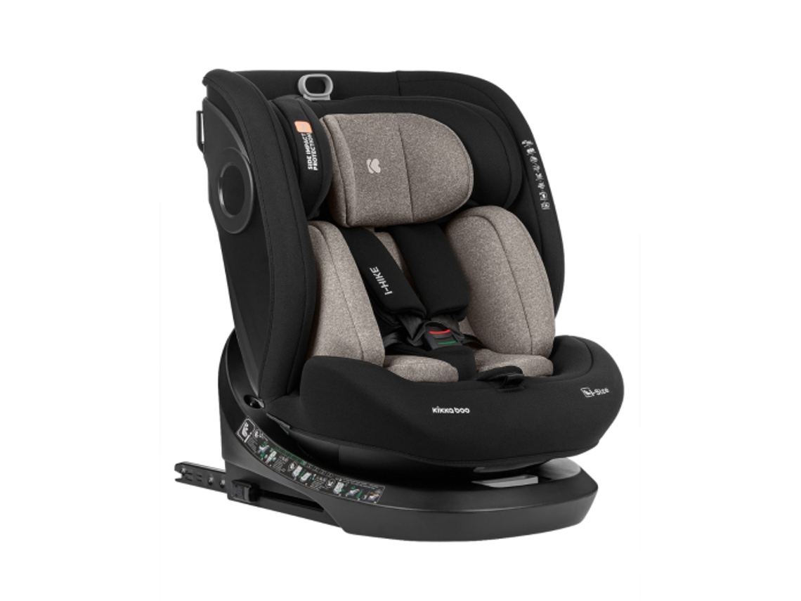 Silla de coche KIKKABOO 40-150 cm i-Hike i-SIZE Beige