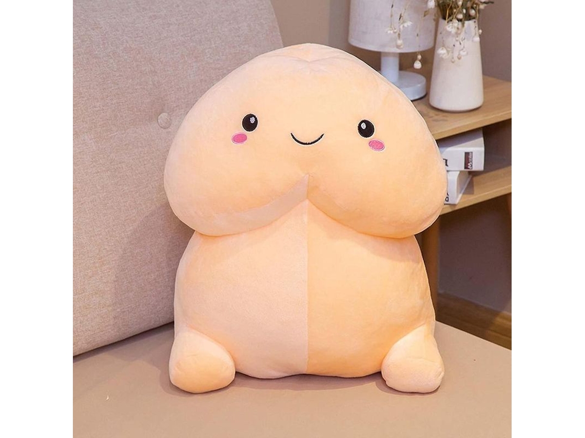 Peluche Divertido, Almohada Rosa Con Cara Sonriente, Tamaño 20 Cm, Lindo Regalo Vga