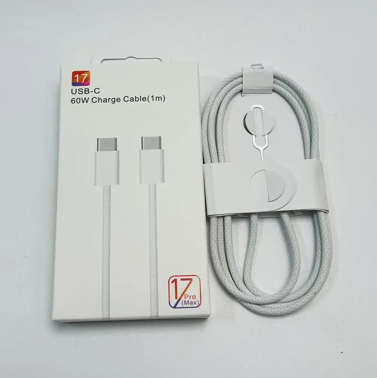 Cable De Carga Rápida Usb-c A Usb-c Blanco De 1 Metro, Cable De Carga Rápida Pd De 60 W, Cable De Carga Rápida Usb Tipo C A Tipo C