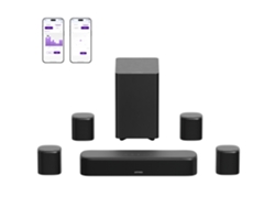 Barra de sonido ULTIMEA Aura S4T (7.1 canales – Separación de canales – Subwoofer de 5.25" – Bluetooth – Negro)