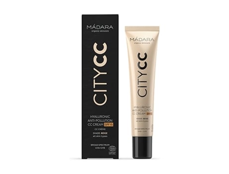 Mádara - Creme cc facial SPF 15 tom bege 40 ml de creme