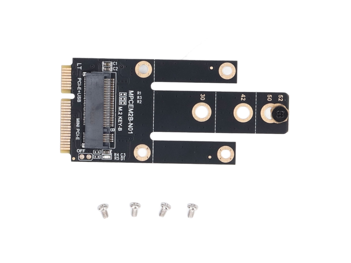Adaptador Mini Pcie A M.2 Ngff Key B Con Ranura Para Tarjeta Sim Para Módulo 5g 4g 3g