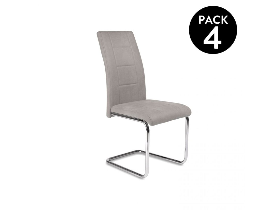 Pack 4 sillas de comedor San Gris Marengo San 44 x 100 x 61cm cm