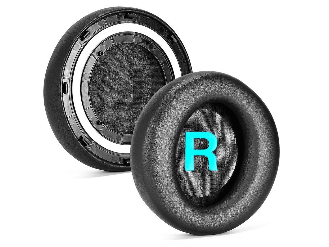 1 Par De Almohadillas Para Auriculares Lenovo Legion H300 Gaming, De Piel Proteica, Color Negro.