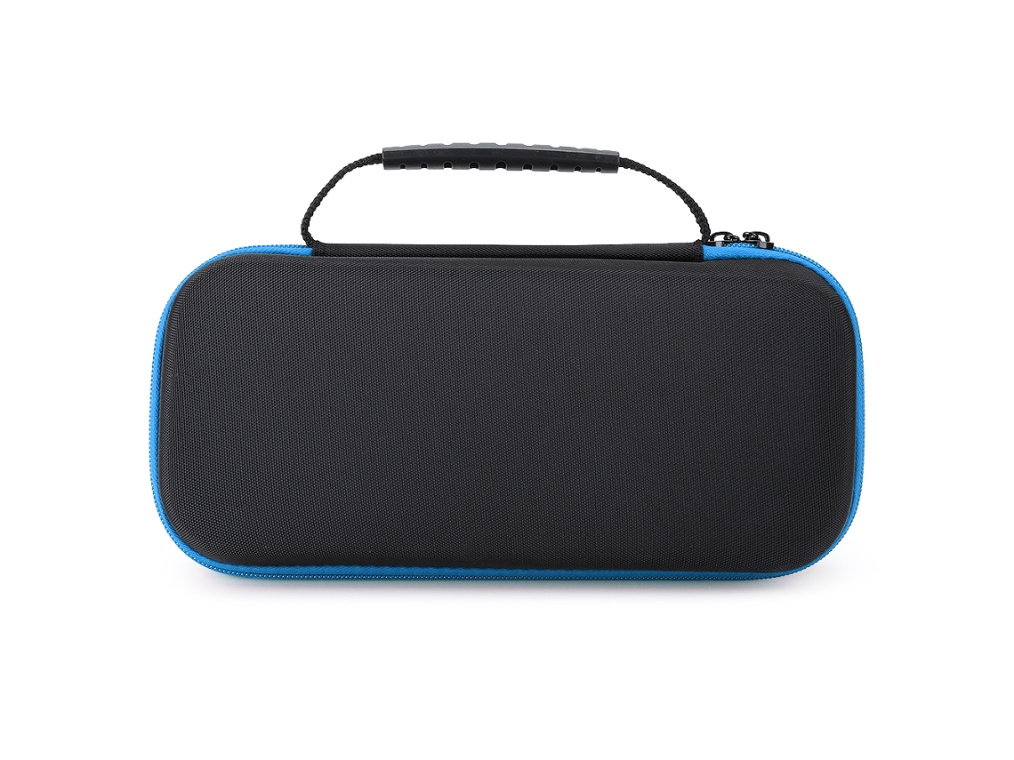 Bolsa De Transporte Protectora Portátil De Eva Para Consola Nintendo Switch, Rígida, Con Cremallera, Azul.