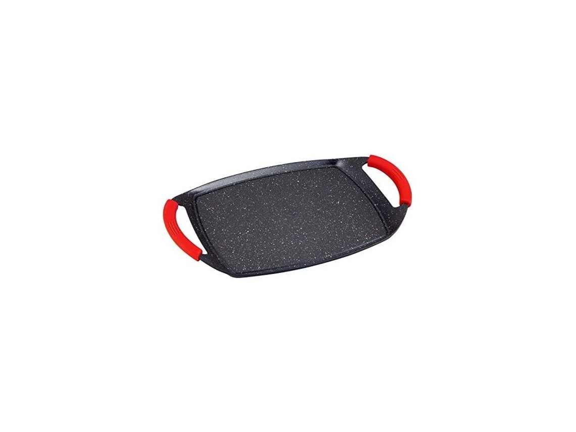 Plancha de Inducción 47Cm Con Revestimiento de Piedra Negro-THULOS