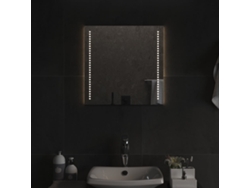 Espejo de Pared para Baño con Luces Led 50 x 50 cm