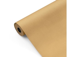 Rollo Papel Kraft Liso Verjurado 62cm X 80m Bobina Resistente Multiuso Embalaje Regalos Manualidades - Fp Fiesta Paper