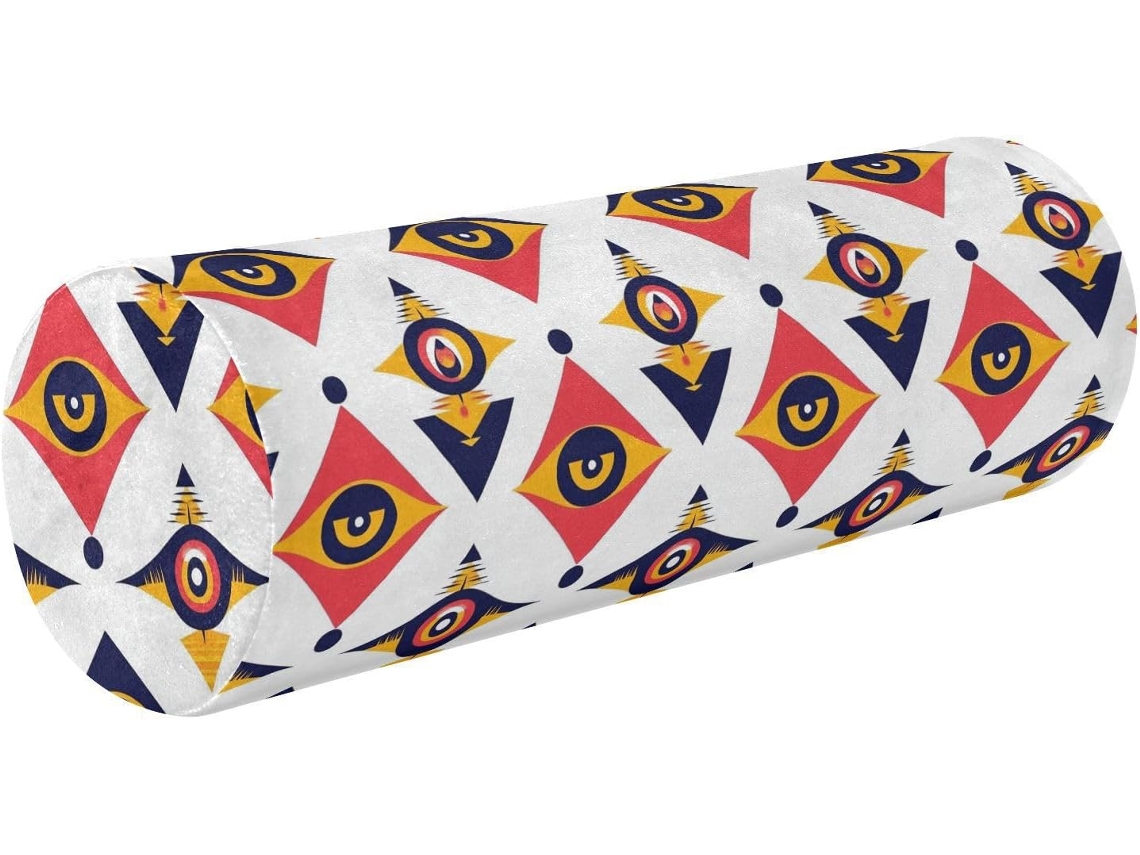 Almohada Redonda Abstracta Frodotgv Espuma Viscoelástica: Viscoelástica Anchobrsoporte Soporte Fácil Dormir