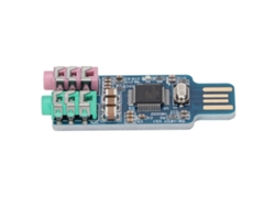 Veloriskku-tarjeta De Sonido Usb Externa Cm108 Adaptador De Audio Para Ordenador Portátil Sin Controlador