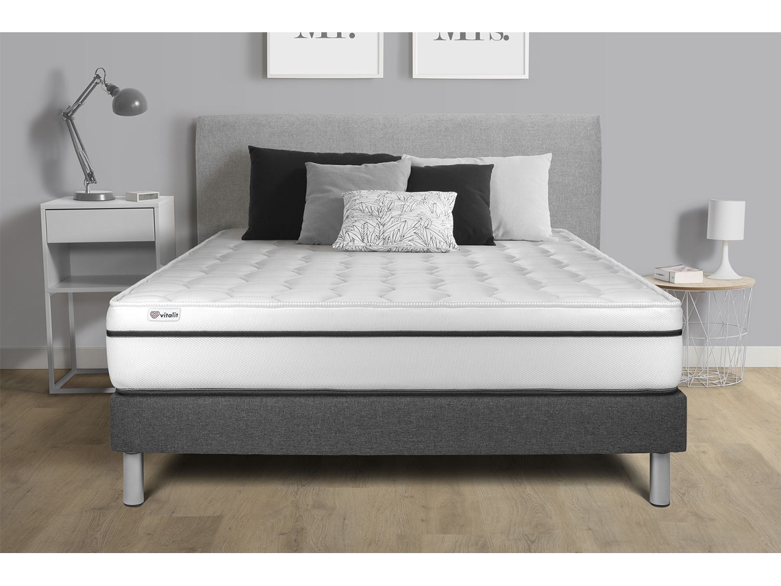 Somier Vital Spa VITALIT Espuma con memoria Gris (200x200)