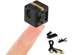 Mini cámara espía oculta Full HD 960p con detección de movimiento para casa, oficina, deportes al aire libre, color negro Bestvite