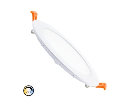 Placa LED 12W Circular SwitchCCT Seleccionable Corte Ø 155 mm Regulación Compatible con Mando RF V2