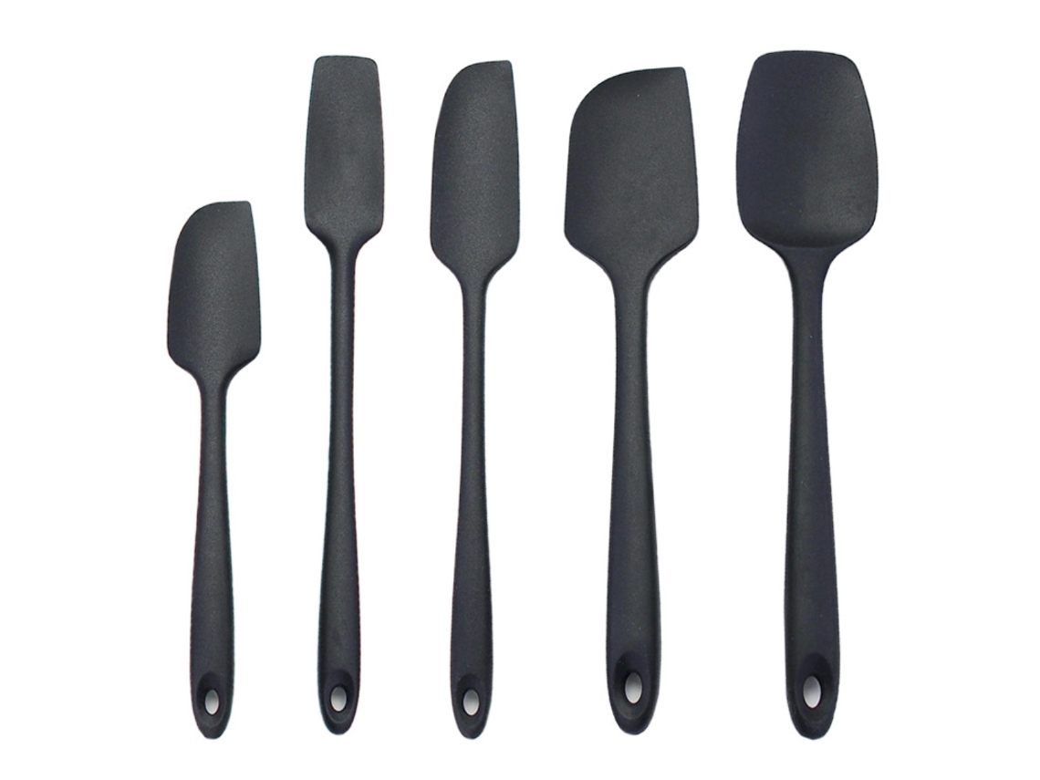 Espátula de cocina resistente al calor, núcleo de acero resistente, diseño sin costuras para mezclar y hornear NEVEANCE