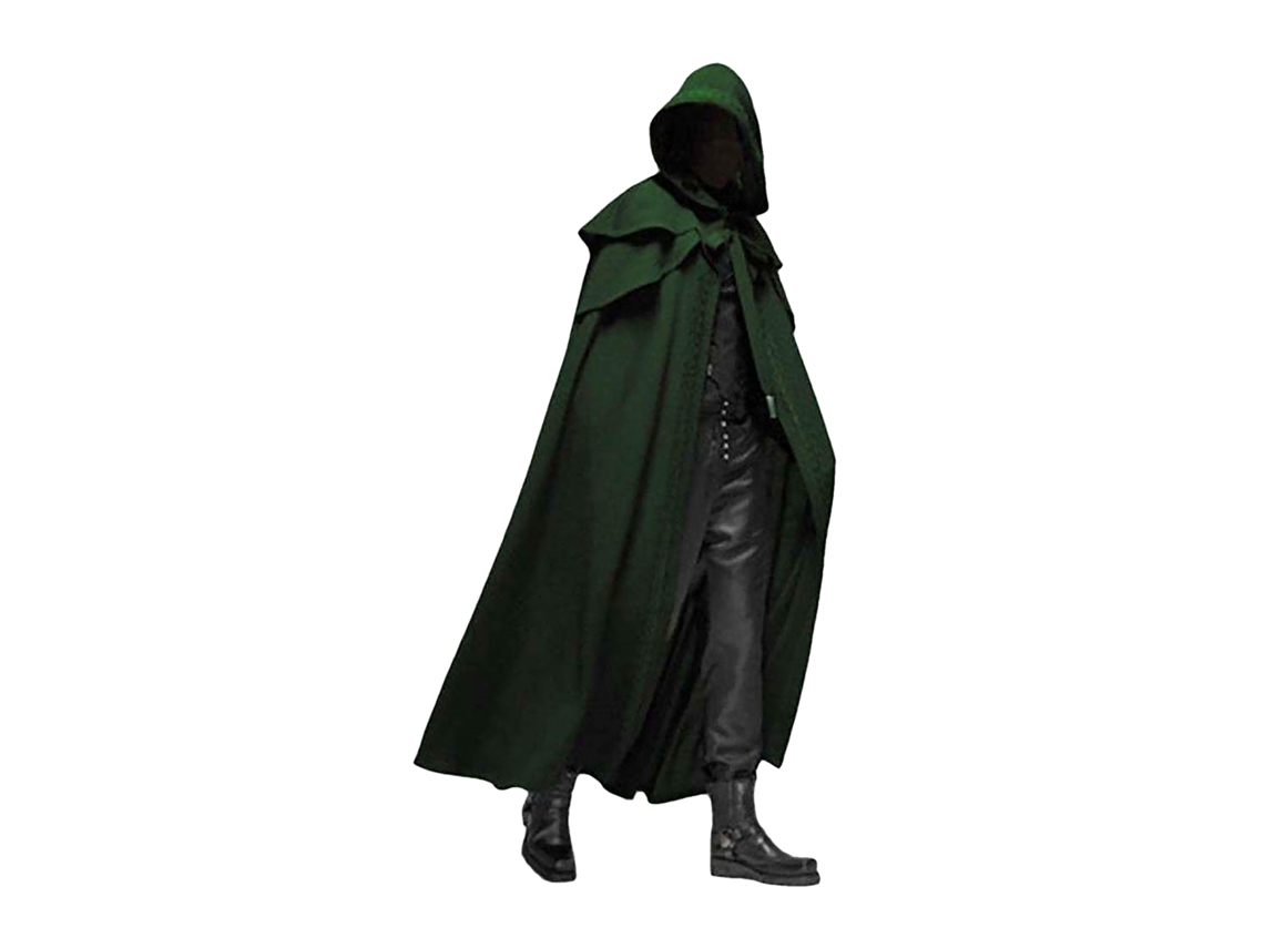Capa Con Capucha Unisex Para Halloween, Estilo Medieval Gótico, Ideal Para Disfraces De Fiesta.