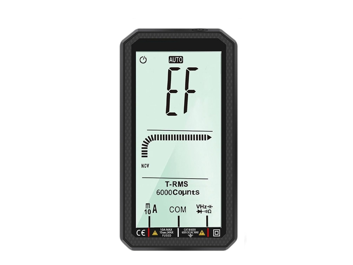 Multímetro Numérique Recargable Ecran Táctil Automático Inteligente 9999 Compteur Multitesteur
