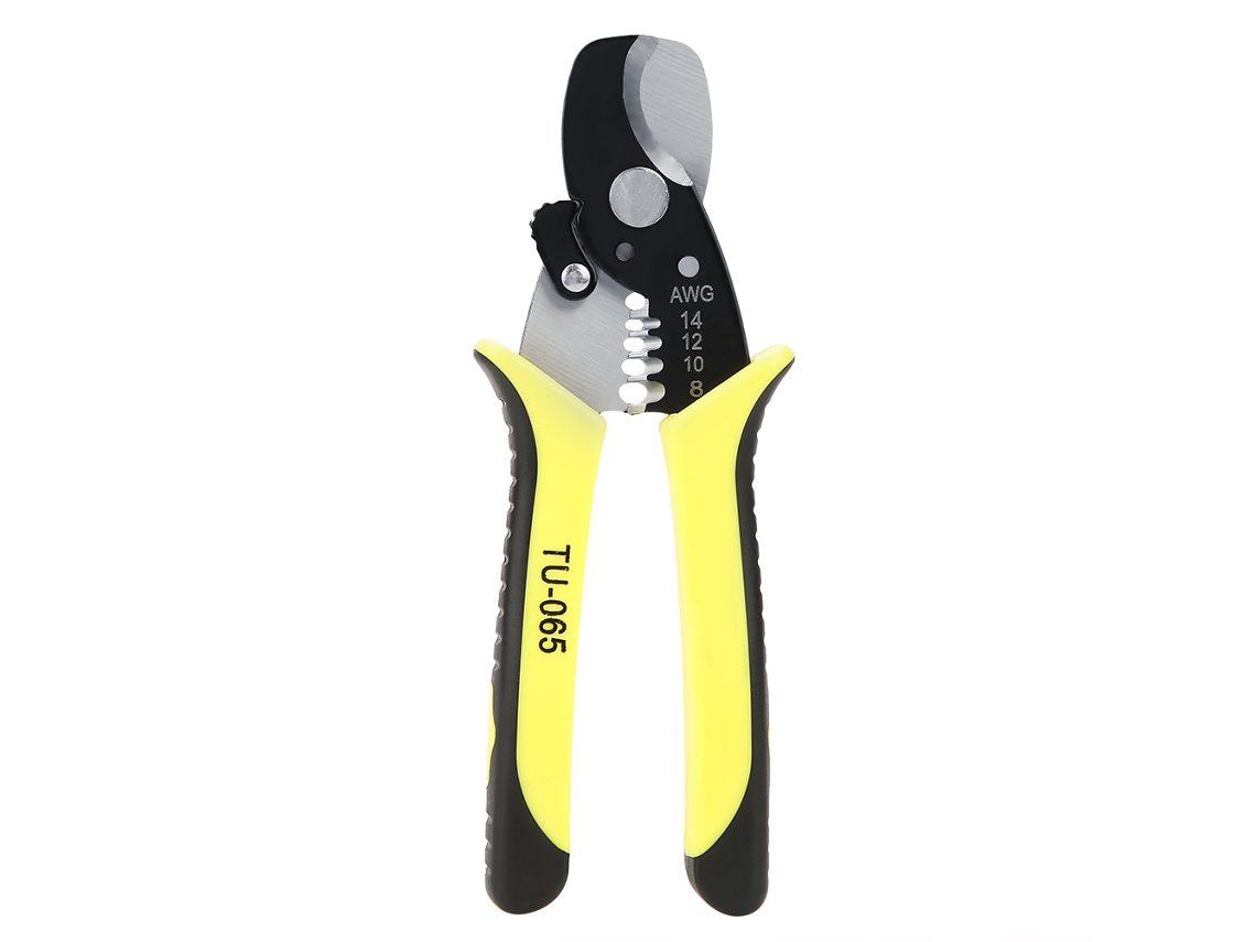 Alicates Pelacables Multifuncionales De Acero Inoxidable Con Cortador Tu-065