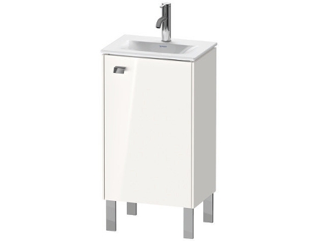 Mueble de lavabo DURAVIT Brioso vertical 44,0 x 31,0 cm 1 puerta abatible a la derecha 1 estante de cristal para lavabo Viu 073345