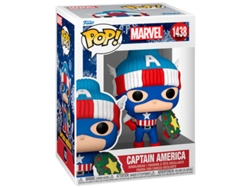 Figura Pop B.active de Marvel Capitán América Holiday