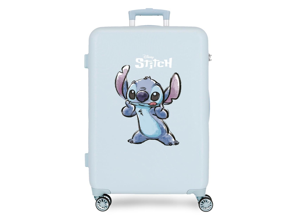 Disney Maleta Mediana Stitch Naughty Abs Azul Claro