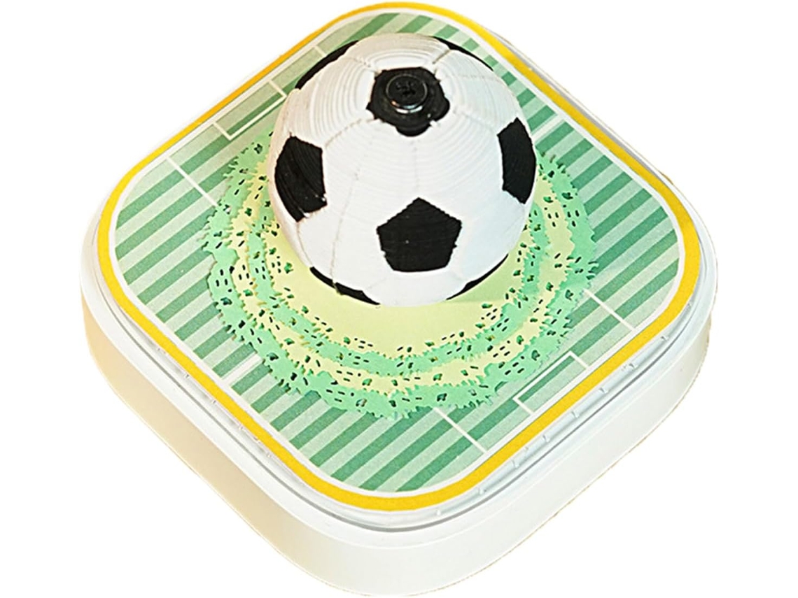 Calendario De Fútbol 3d - De Escritorio Desprendible, 15 Cm Con Soporte Plegable, Impreso En Papel