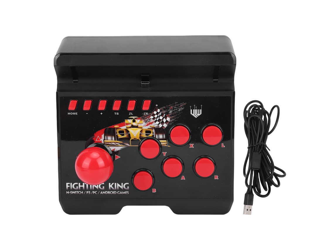Palanca De Mando Wired Street Fight Stick Para Switch Pc, Controlador Plug And Play