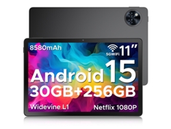 Tableta Doogee U11pro Android 15 de 11 pulgadas, 30 GB, 256 GB/2 TB, ocho núcleos, 8580 mAh, HD IPS 90 Hz, Widevine L1, Wi-Fi 5, 13 MP, 5 MP, Face ID, 3,5 mm