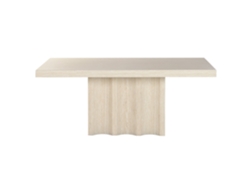Mesa Comedor Madera Simil Travertino 180x90x76cm