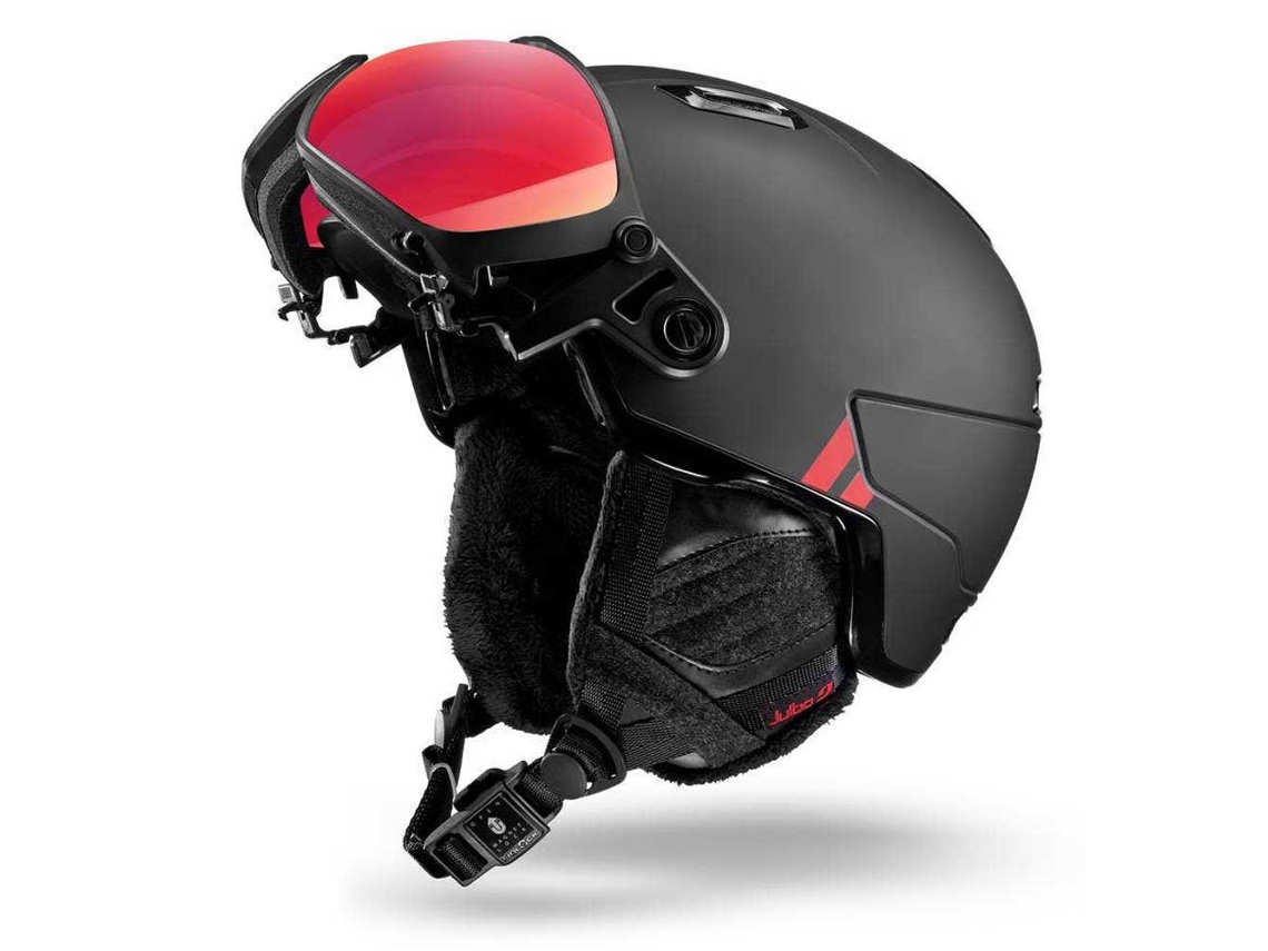 Casco JULBO Capacete Globe Evo Preto 54-58 cm / Flash Rouge/Reactiv CAT1-3