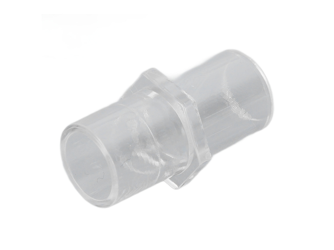 Adaptador de tubo para máquina de respiración, accesorio de conexión de manguera y cubierta facial Laopipfu