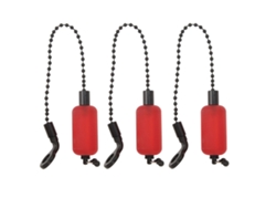 3 Piezas De Herramienta De Alarma Para Cadena De Pesca, Hierro Acrílico, Bobinas Portátiles, Indicador De Picada De Advertencia, Rojo.